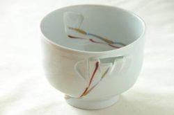 砥部焼 風の器(大) 横の感じ