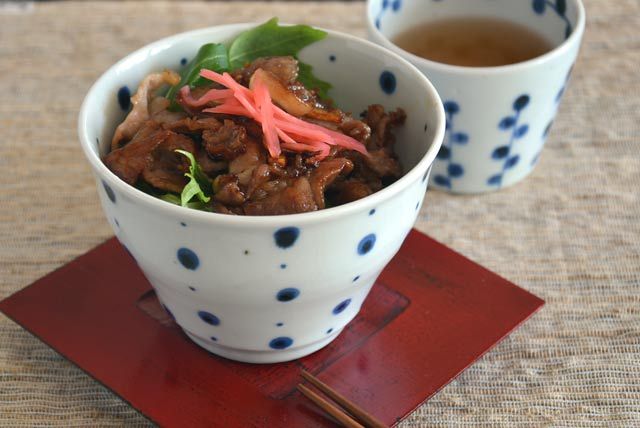 和食器・砥部焼　ブループラネットの小丼