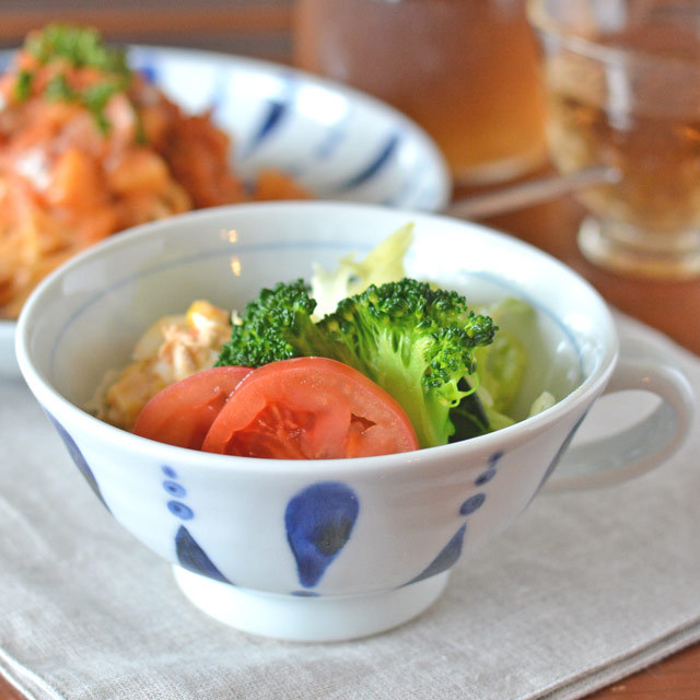 和食器・砥部焼　あまつぶのスープカップ