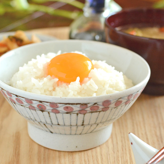 和食器・砥部焼　花垣文の古砥部茶碗(小)